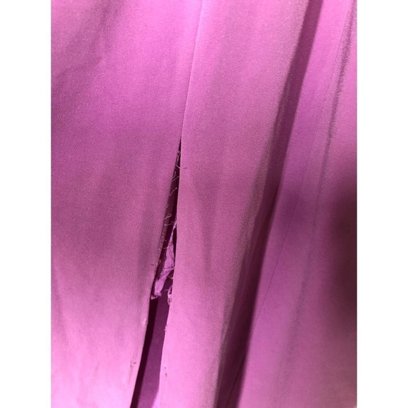 Halston Heritage Strip Back Dress Lilac 8 - Picture 8 of 15